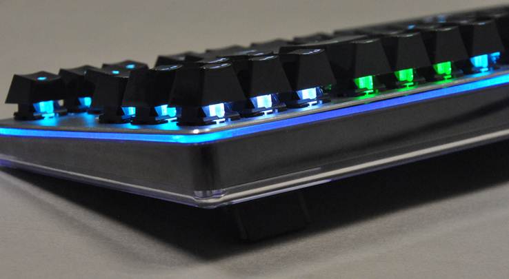 彩背光游戏机械键盘震撼上市新葡京雷柏V500RGB全(图4)